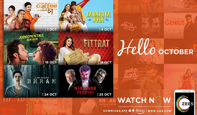 ZEE5 Global rings in the Festive Season with a star-studded lineup this October