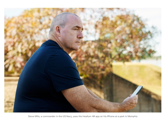 The augmented reality app helping veterans manage anxiety