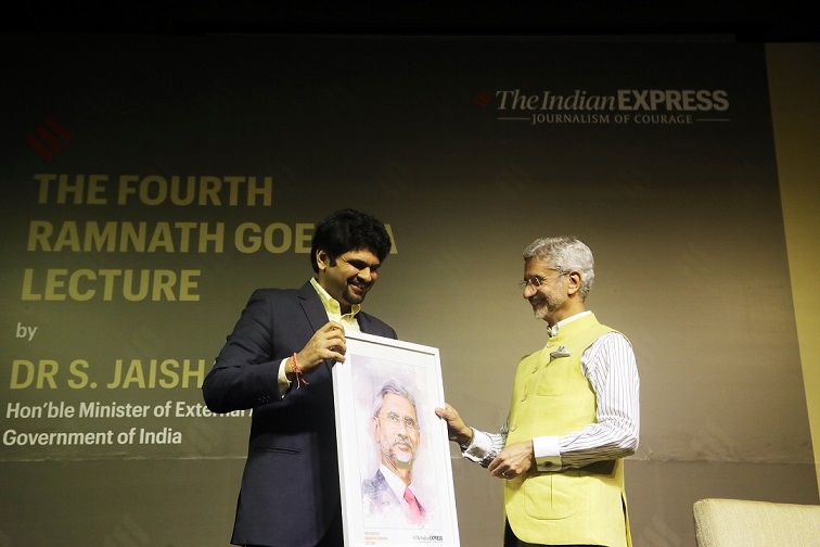 Dr S. Jaishankar delivers the 4th Ramnath Goenka Memorial Lecture in New Delhi