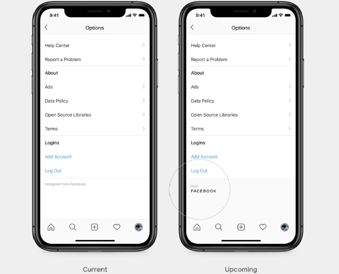 Facebook unveils new branding for its products