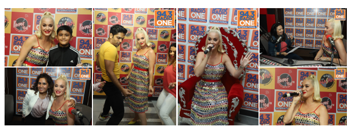 Katy Perry visits Radio One Mumbai