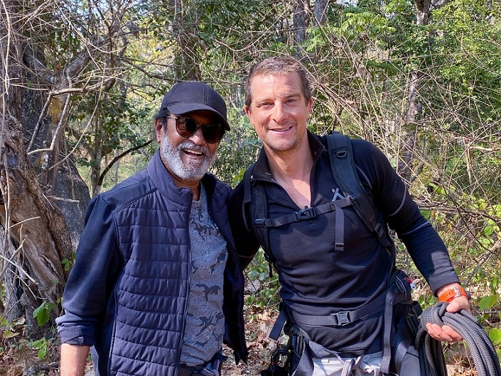Discovery signs superstar Rajinikanth for the first episode of a new format series ‘Into The Wild with Bear Grylls’