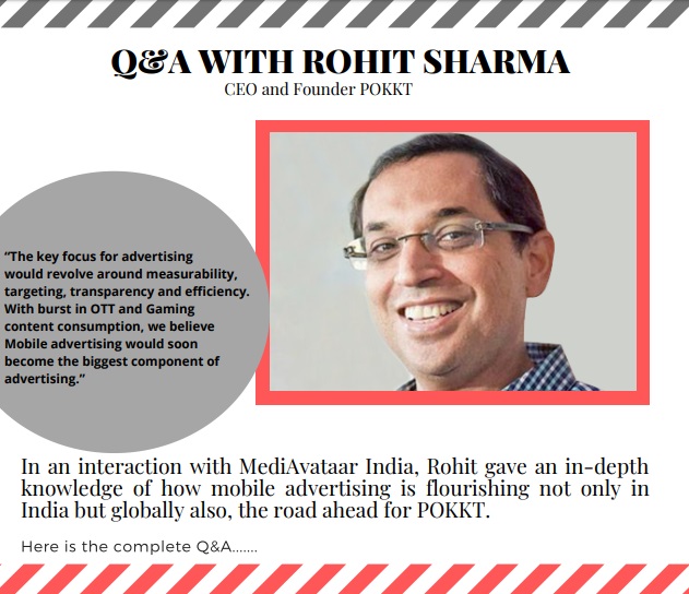 Rohit Sharma. CEO and Founder POKKT