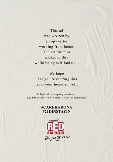 RED FM encourages ‘social distancing’ & ‘stay at home’ amid ‘Coronavirus Pandemic’