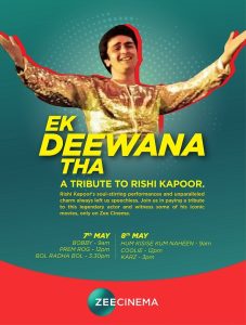 Relive the magic of Hindi Cinema’s prince of hearts as Zee Cinema pays a tribute to Rishi Kapoor