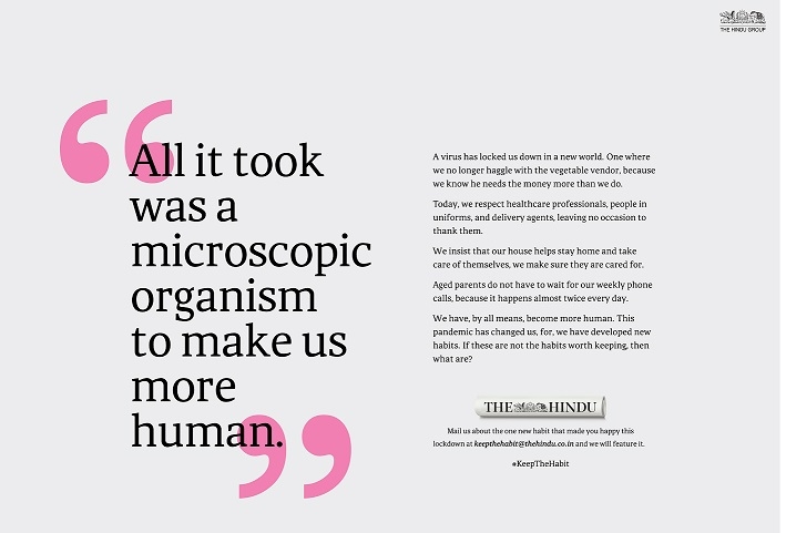 Ogilvy & The Hindu urges people to #KeepTheHabit 2 Ogilvy & The Hindu urges people to #KeepTheHabit