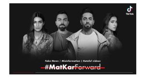 TikTok’s #MatKarForward initiative urges netizens to curb the spread of misinformation