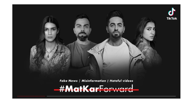TikTok’s #MatKarForward initiative urges netizens to curb the spread of misinformation