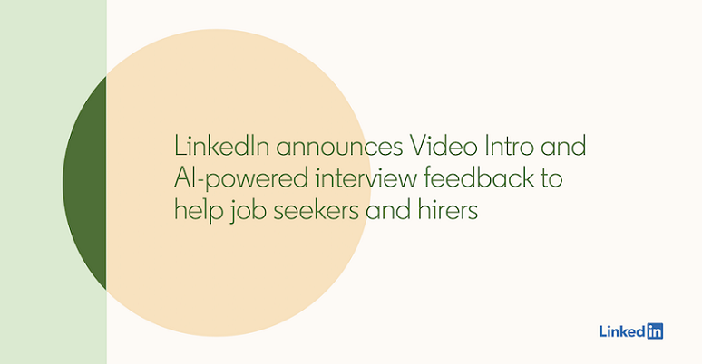LinkedIn announces Video Intro