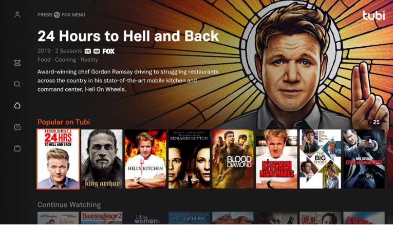 Tubi to stream Gordon Ramsay’s 24 Hours to Hell and Back