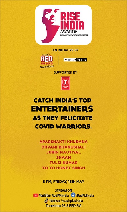 RED FM and Music Plus’s RISE INDIA Awards salute the COVID crusaders