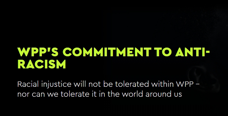 WPP commits to fight racism and invest in Black talent