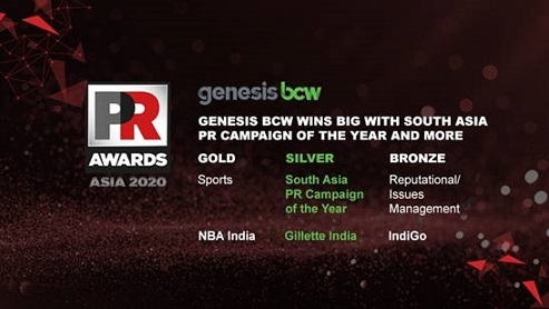 Genesis BCW wins big at PR Awards Asia 2020