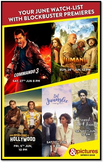 Get ready for a thundering line up of premieres, this June, only on &pictures