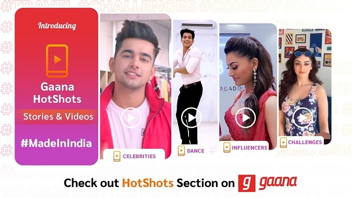 Gaana Unveils Social Videos Platform ‘HotShots’