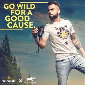 Virat Kohli’s apparel line Wrogn partners with Animal Planet