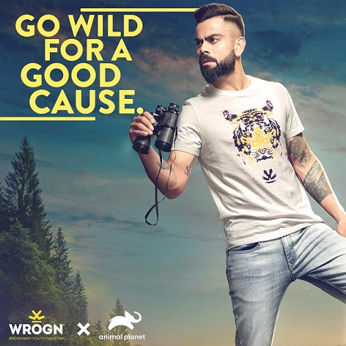 Virat Kohli’s apparel line Wrogn partners with Animal Planet