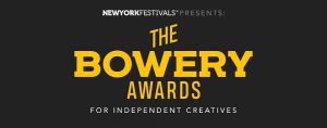 New York Festivals Bowery Awards and Fiverr Shine the Spotlight on Independent Creatives