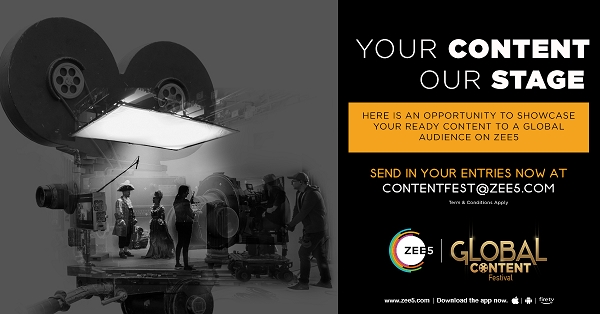 ZEE5 Global Launches First Ever Global OTT Content Festival for Independent Filmmakers