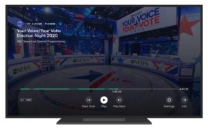 Election 2020: Most Watched Event on Hulu + Live TV
