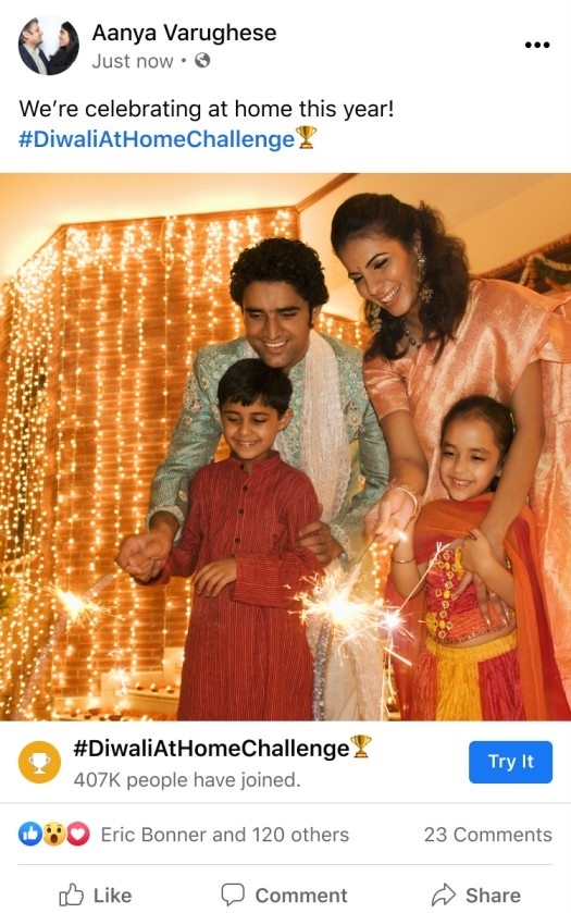 Facebook launches a bundle of features to add a sparkle to your Diwali celebrations