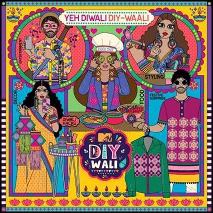 Have a #DIYwali Diwali this year with MTV India