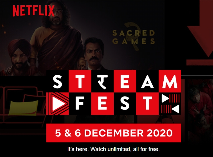 StreamFest: A weekend of free Netflix in India 2 StreamFest: A weekend of free Netflix in India