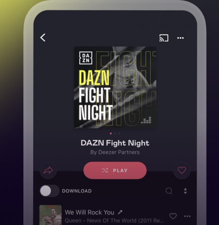 Deezer and DAZN join forces in an integrated championship boxing campaign