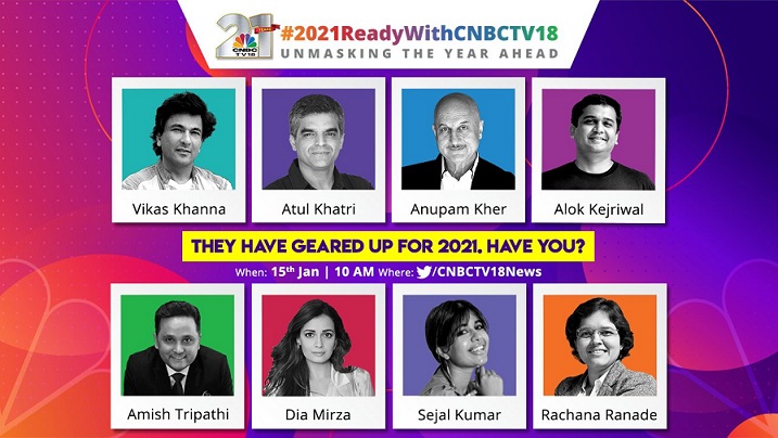 CNBC-TV18 hosts the biggest digital unconference of the year on Twitter with #2021ReadyWithCNBCTV18