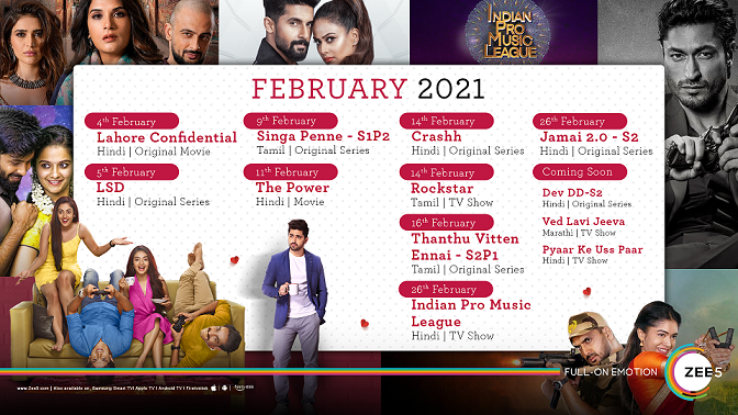 ZEE5 Global Unveils a Massive Content Slate for February ’21