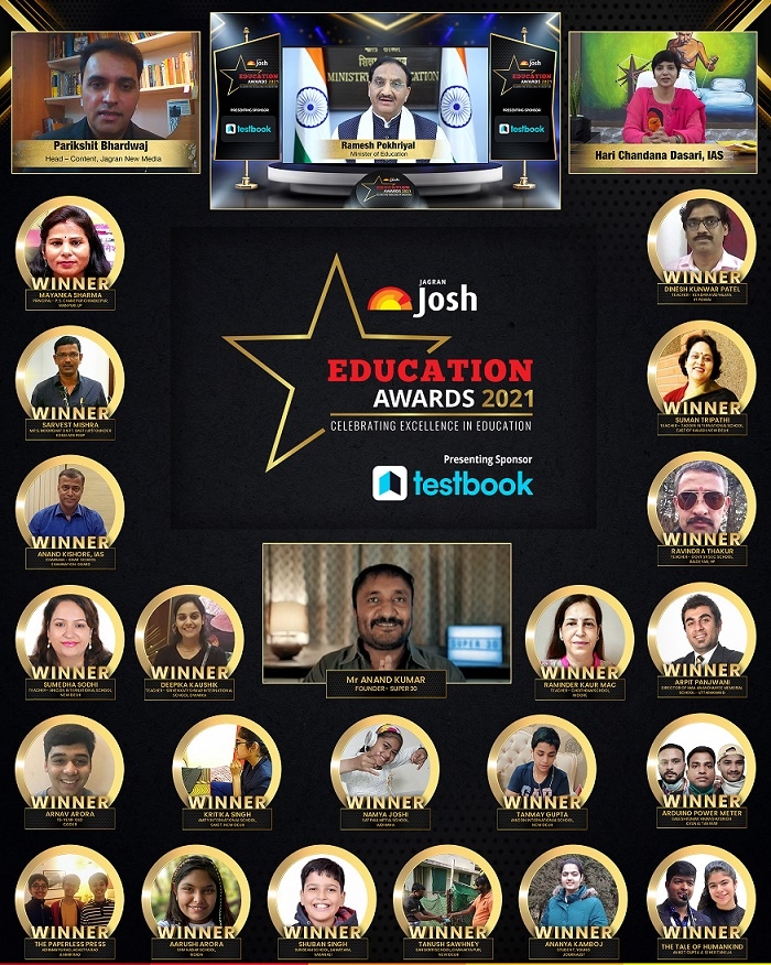 JagranJosh.com celebrated the 1st edition of Education Awards on March 25th 2021