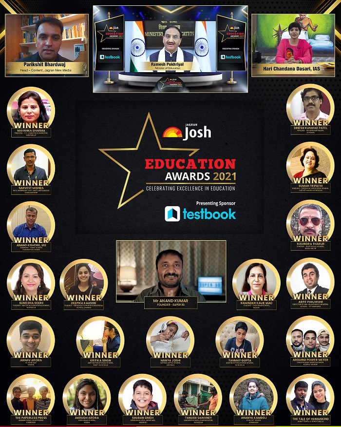 JagranJosh.com celebrated the 1st edition of Education Awards on March 25th 2021