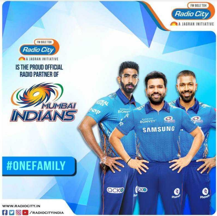 Radio City signed as official partners of Mumbai Indians 2 Radio City signed as official partners of Mumbai Indians