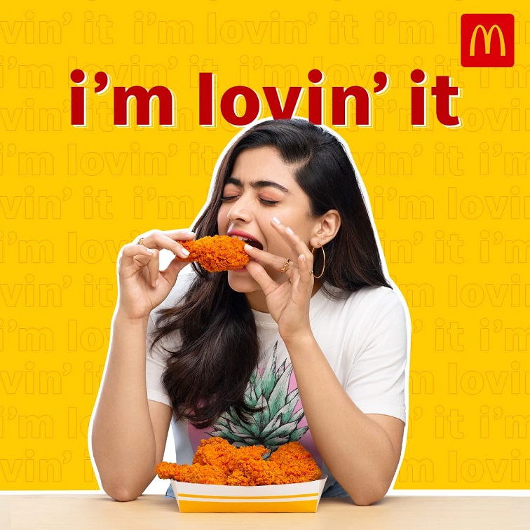 McDonald’s India (West and South) announces film celebrity Rashmika Mandanna as its brand ambassador