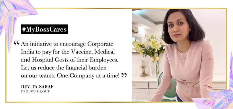 Devita Saraf announces the #MyBossCares campaign urging business leaders to take care of their employees amid the crisis