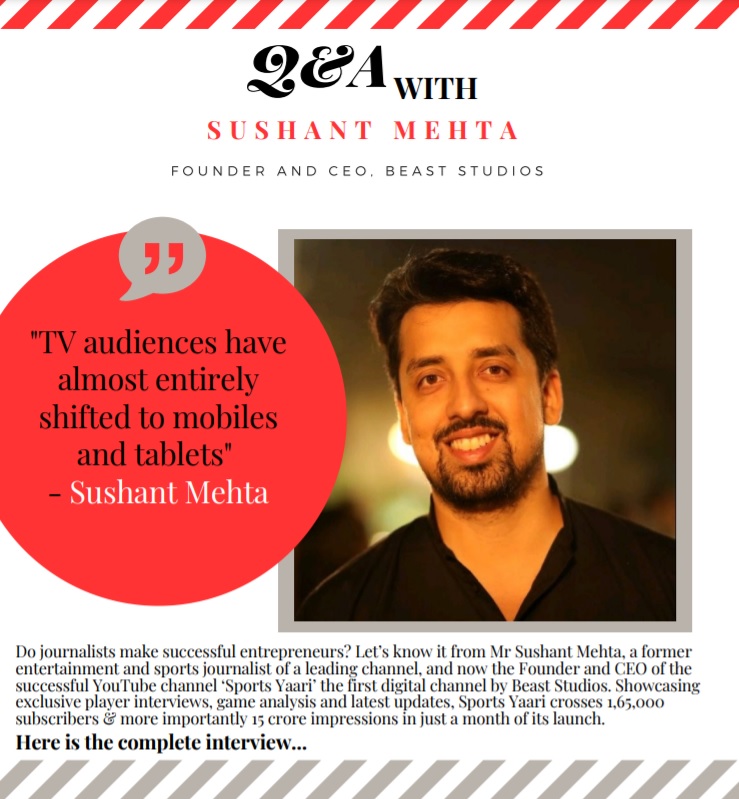 Sushant Mehta, Founder and CEO, Beast Studios