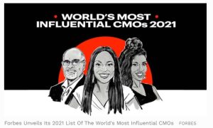 Forbes Ranks World’s Most Influential CMOs