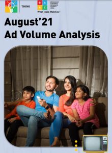 Television Ad Volumes in August 2021 Witnesses Strong Growth