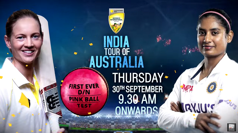 Sony Pictures Sports Network will telecast Indian Women’s historic maiden pink-ball test along with 3 T20Is in 4 languages