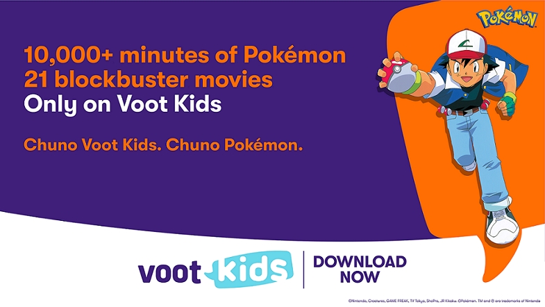 Voot Kids is the new digital home for the anime franchise, Pokémon
