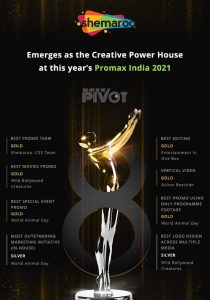 Shemaroo Entertainment Emerges As The Creative Power House at Promax India 2021
