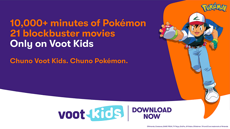 Voot Kids is the new digital home for the anime franchise, Pokémon