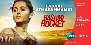 Zee Cinema gears up for the World Television Premiere of Rashmi Rocket on 27th November