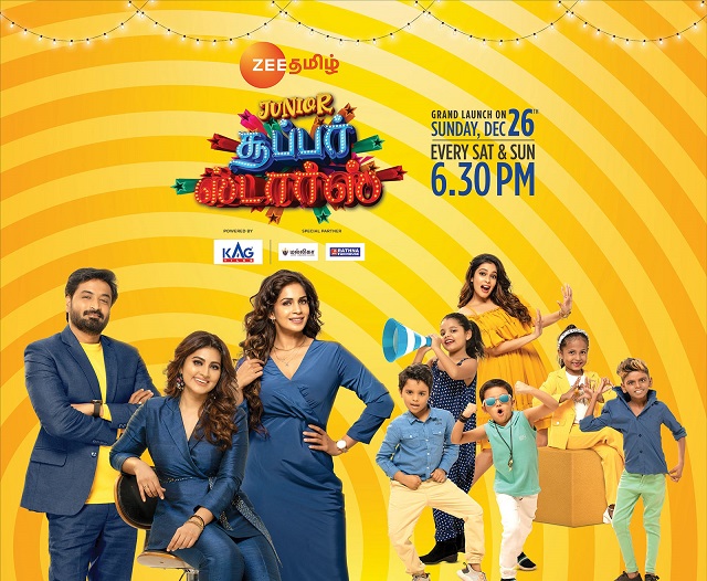Zee Tamil announces the launch of Junior Super Stars-S4, Rajini and Vidya No 1 during this festive season