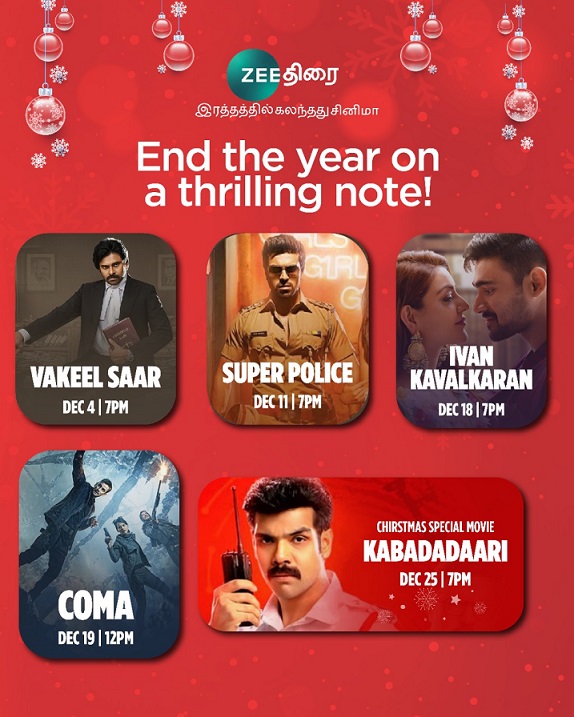 Zee Thirai’s year-ending promise to viewers – a blockbuster month