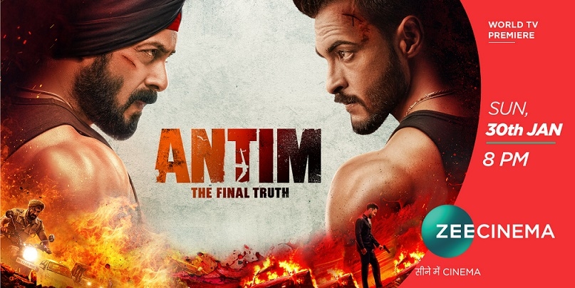 Catch the World Television Premiere of the blockbuster ‘Antim: The Final Truth’ on Zee Cinema 2 Catch the World Television Premiere of the blockbuster ‘Antim: The Final Truth’ on Zee Cinema