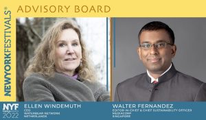 Ellen Windemuth of WaterBear Network and Walter Fernandez of Mediacorp Join NYF’s TV & Film Awards Advisory Board