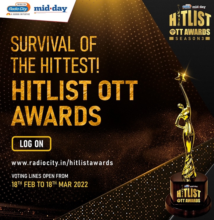 Radio City & Mid-day announce the launch of Season 3 of Hitlist OTT Awards 2 Radio City & Mid-day announce the launch of Season 3 of Hitlist OTT Awards