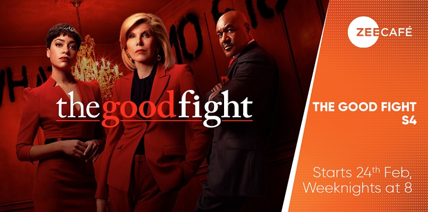 Watch the riveting legal drama The Good Fight Season 4 on Zee Café 2 Watch the riveting legal drama The Good Fight Season 4 on Zee Café