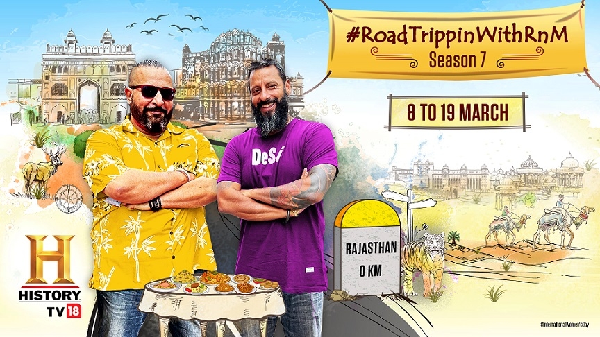 New season of HistoryTV18’s #RoadTrippinWithRnM begins on International Women’s Day – March 8th 2 New season of HistoryTV18’s #RoadTrippinWithRnM begins on International Women’s Day – March 8th